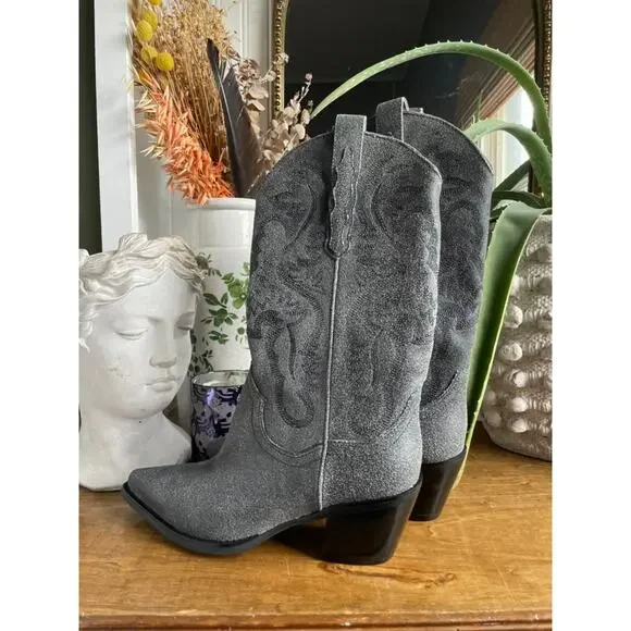 Free People Jeffrey Campbell Dagget Western Boot 6 NEW